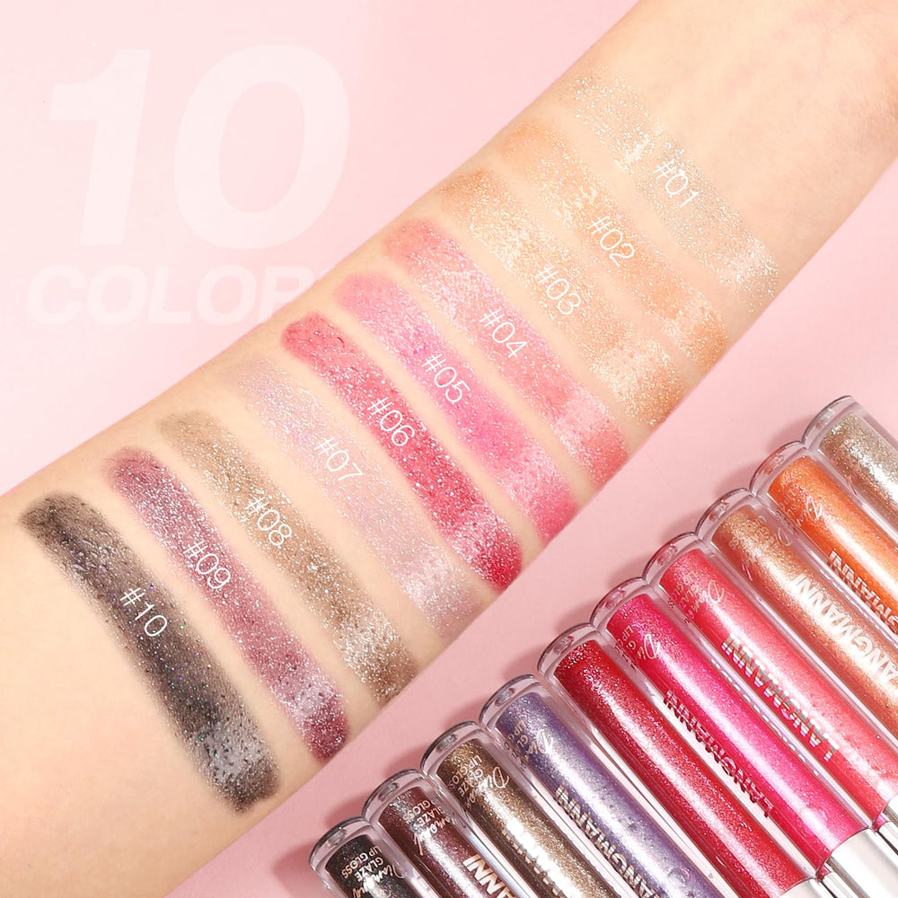 LANGMANNI arm swatches showing six shades for color selection benefit