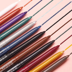 LANGMANNI pencils in a makeup bag showing portability and convenience