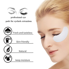 LANKIZ pad being applied during lash extension, improves precision