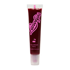 Lanolips cherry jar front view showing compact tin and cherry tint benefit