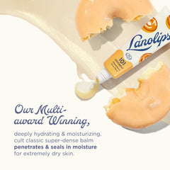 Lanolips glazed donut open texture close-up demonstrating smooth lanolin