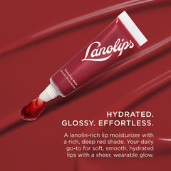 Lanolips spice open applicator texture highlighting creamy lanolin hydration