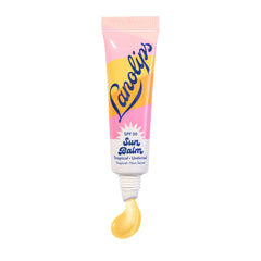 Lanolips balm texture close-up showing lanolin sheen and moisturizing benefit