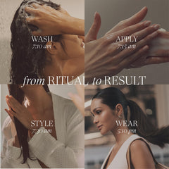 L’ANZA product in hand demonstrating easy spread and weightless application