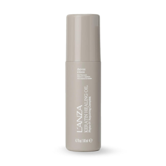 L’ANZA front jar view showing product and sleek finish benefit