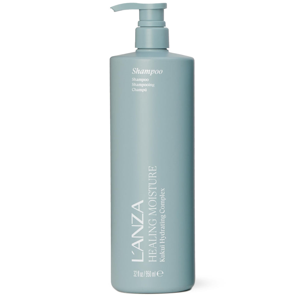 L’ANZA front bottle view showing brand and hydrating shampoo benefits