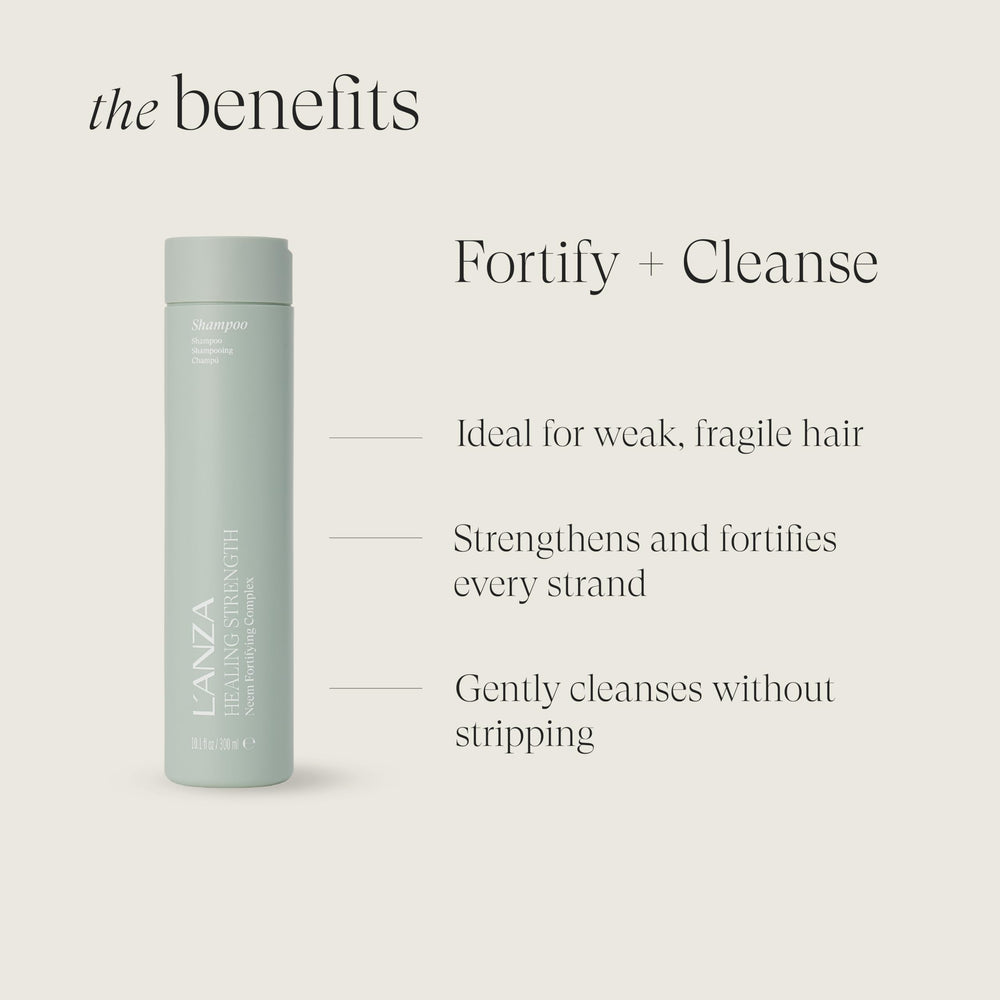 L’ANZA shampoo foam texture close-up showing creamy lather for gentle cleanse