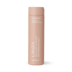 L’ANZA front bottle showing product label and volume benefit