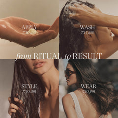 L’ANZA shampoo foam texture depicting gentle lather and hydration benefits