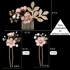 LAPOHI comb with four pins displayed showing arrangement versatility and secure hold