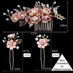 LAPOHI comb backside showing teeth for secure hold in wedding hairstyles