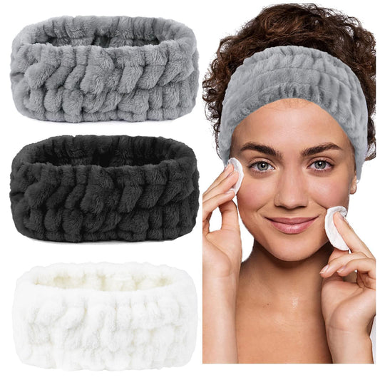 LAPOHI flatlay of three headbands showing colors and set benefit