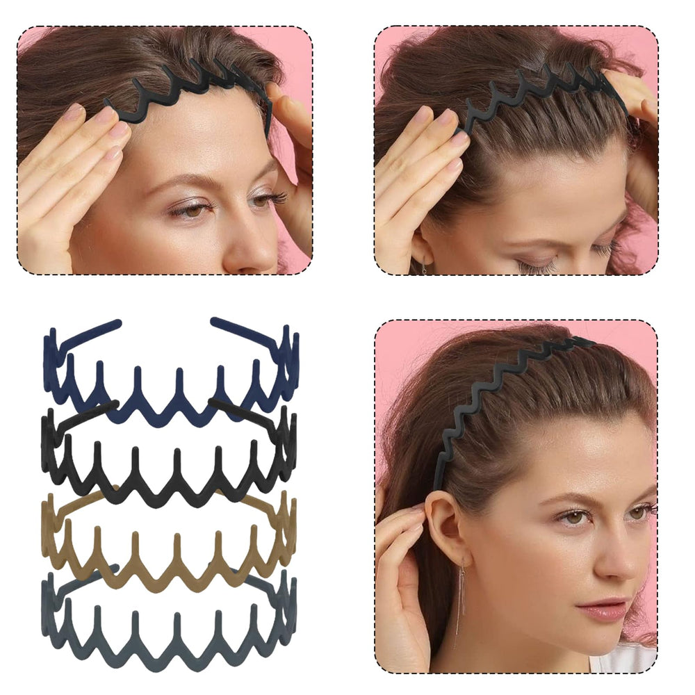 LAPOHI headband beside hand for scale showing flexible size fit