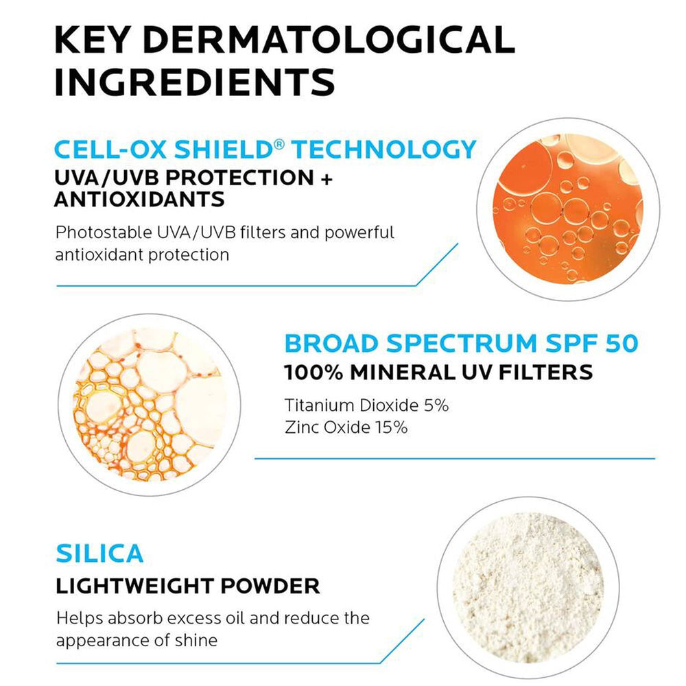 La Roche-Posay applying to face in mirror for sensitive skin protection