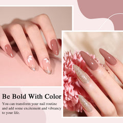 Larvall Beautpal swatch strip array displaying ten neutral shades to choose cohesive looks