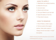 Lash'd Up lash band detail showing clean bond and less residue benefit