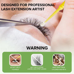 lashmate label and ingredient panel visible to confirm professional safety benefit