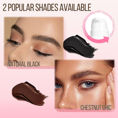 LASHVIEW professional applying tint in salon showing fast, even results