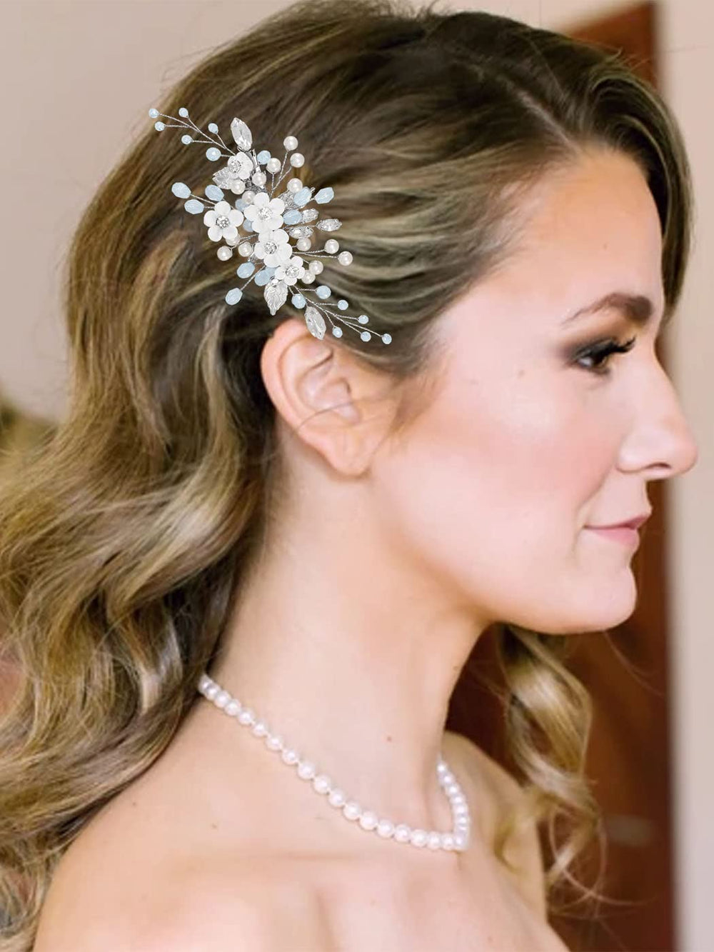 Latious close-up of pearls and rhinestones highlighting craftsmanship and shine benefit