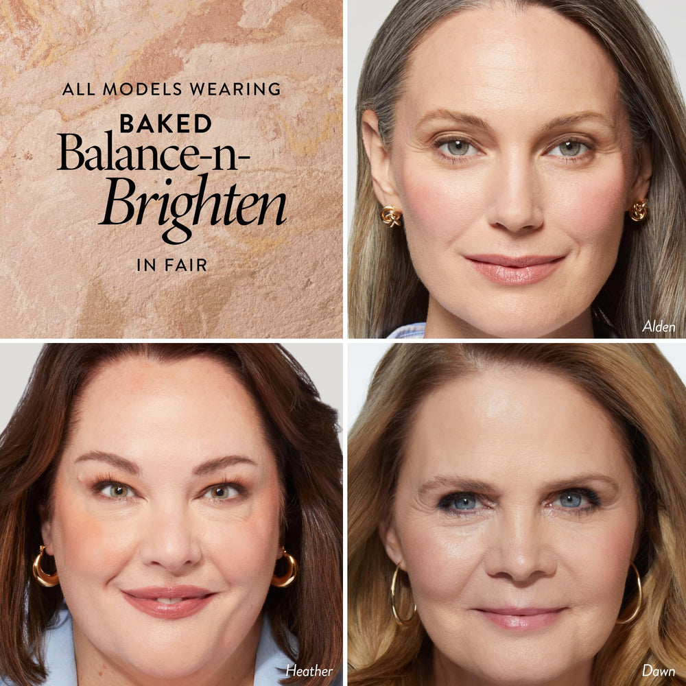 LAURA GELLER brush applying powder demonstrating easy blendability and buildable coverage