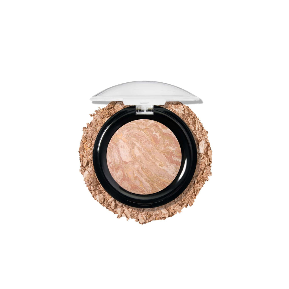 LAURA GELLER NEW YORK compact front view showing travel-ready design and secure lid