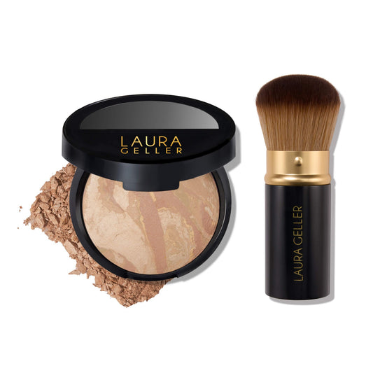 LAURA GELLER front compact view showing sleek travel-ready design and polished look