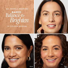 LAURA GELLER NEW YORK packaging label close-up showing shade Golden Medium and product details