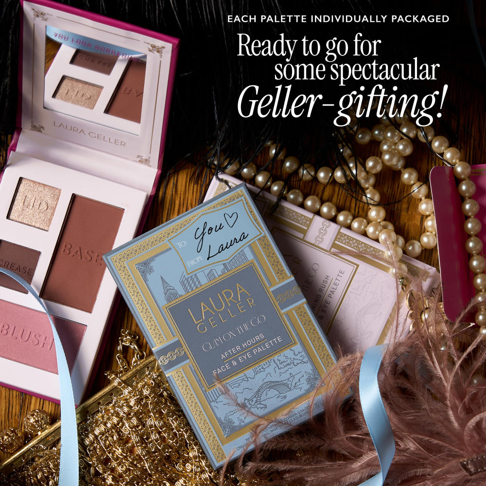 LAURA GELLER NEW YORK blush powder detail demonstrating natural, buildable color