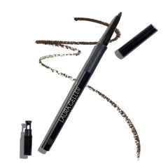 LAURA GELLER NEW YORK front packaging showing Brown Sugar eyeliner benefit: travel-ready precision