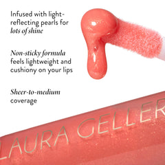 LAURA GELLER applicator closeup displaying smooth wand and precise application