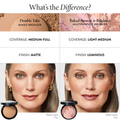 LAURA GELLER applied to cheek illustrating natural warmth and subtle contour benefit