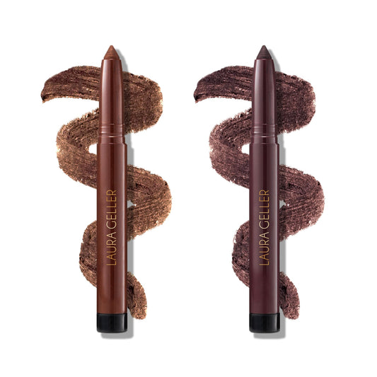 LAURA GELLER NEW YORK front packaging showing both kajal pencils for versatile looks