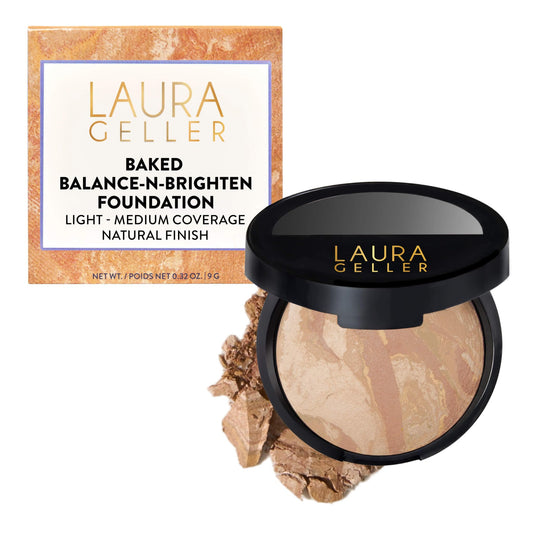 LAURA GELLER front pan showing baked powder foundation for smooth coverage