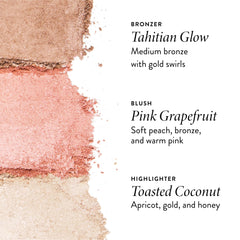 LAURA GELLER NEW YORK blush applied to cheek showing fresh color boost