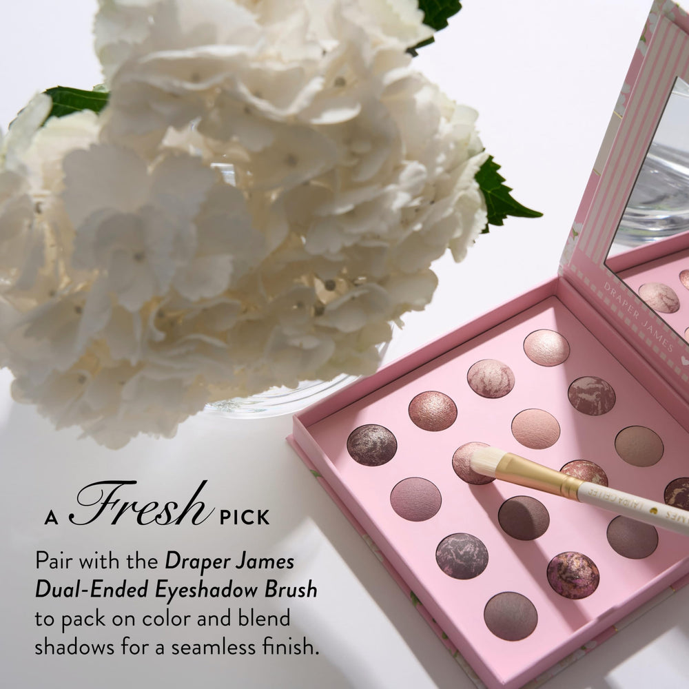 LAURA GELLER NEW YORK lifestyle image of finished eye makeup delivering polished glam