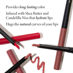 LAURA GELLER NEW YORK back packaging label showing ingredients and waterproof benefit