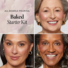 LAURA GELLER NEW YORK opened Balance-n-Brighten compact showing baked powder texture