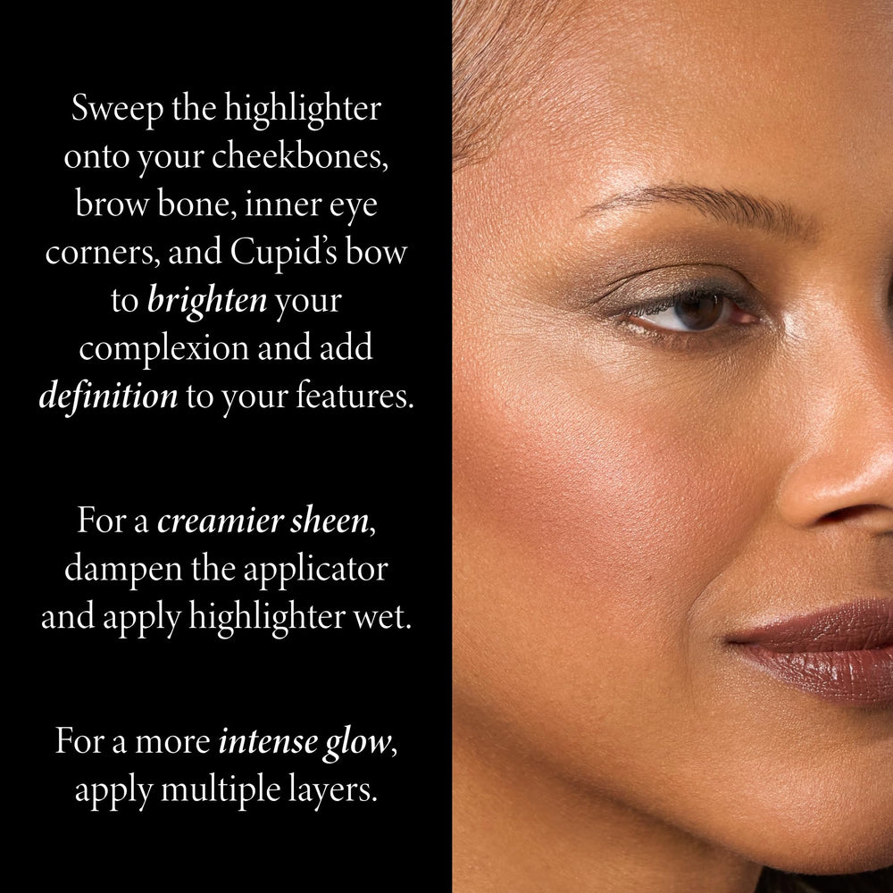 LAURA GELLER NEW YORK wet-application sheen illustrating intensified luminous finish