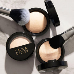 LAURA GELLER NEW YORK dampened brush intensifying sheen for vivid payoff