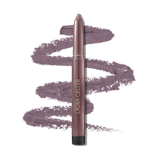 LAURA GELLER NEW YORK pencil front view showing smoky plum shade and packaging benefit: easy identification