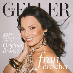 LAURA GELLER NEW YORK hand swatch illustrating buildable bronze tint and hydration