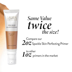 LAURA GELLER NEW YORK lifestyle image of glowing skin after primer application