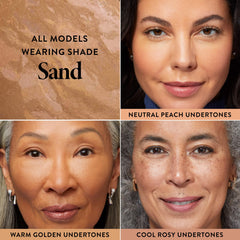 LAURA GELLER swatch on arm illustrating self-adjusting color correcting benefit