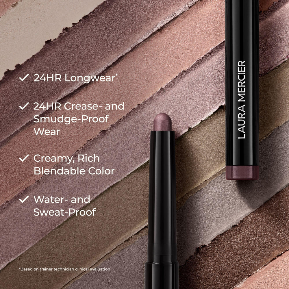 Laura Mercier close-up of creamy texture highlighting glide and shimmer