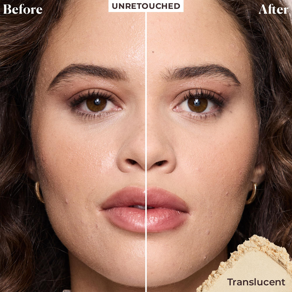 Laura Mercier open jar texture close-up for ultra-blur finish