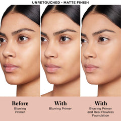 Laura Mercier jar top view showing smooth cream texture and finish
