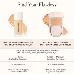 Laura Mercier bottle held in hand to show size and travel-friendly scale