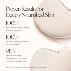 Dispensing Laura Mercier cream from jar to show smooth consistency and controlled application benefit