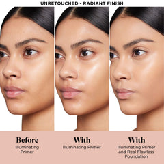 Laura Mercier gel-cream texture close-up, smooths skin for even application