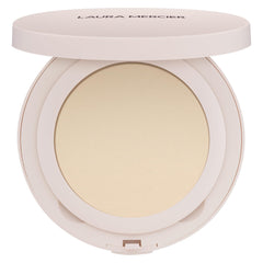 laura mercier compact front view shows sleek packaging and easy storage benefit